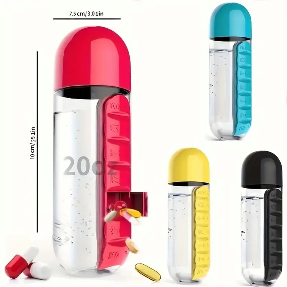NIP Medicine Box And Water Bottle 2 in 1 - Picture 3 of 3